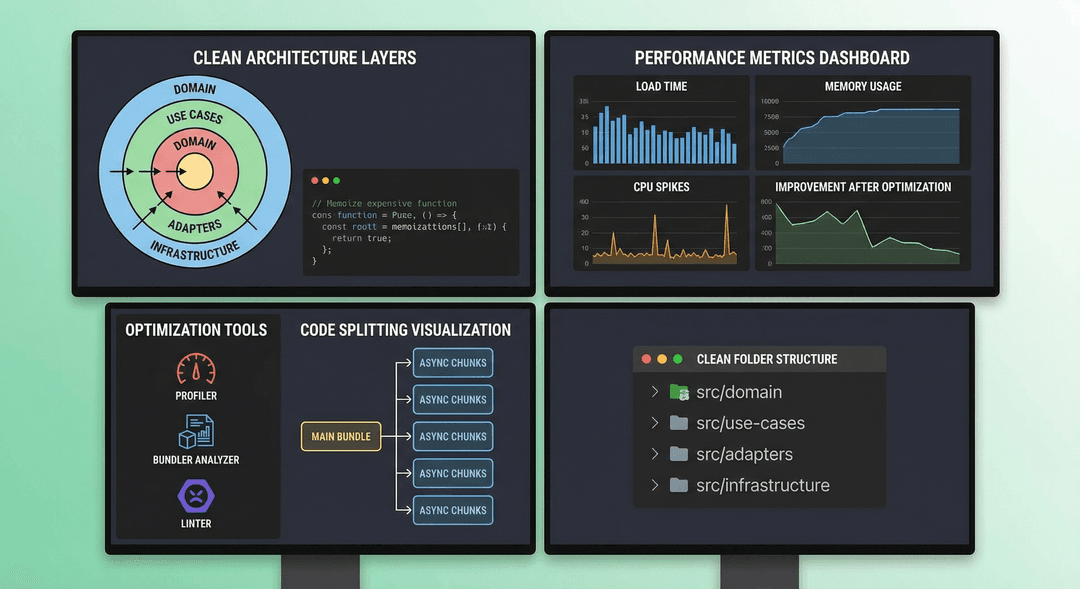 Clean architecture and performance optimization