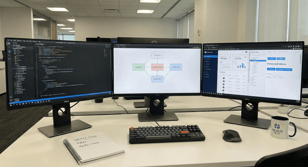 Getstac - Enterprise frontend development with React and TypeScript